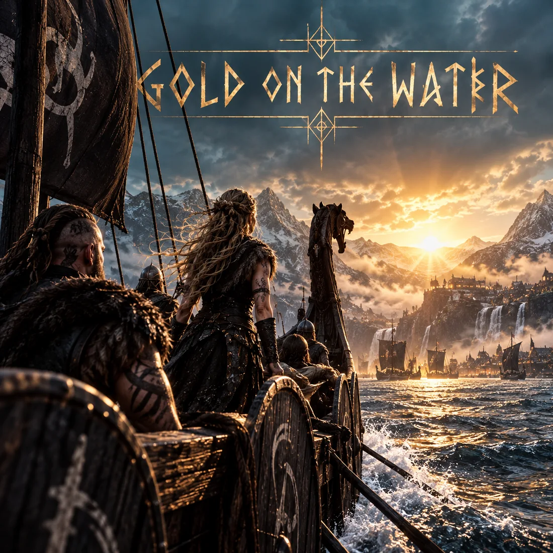 Gold on the Water — KEELBORN cover artwork