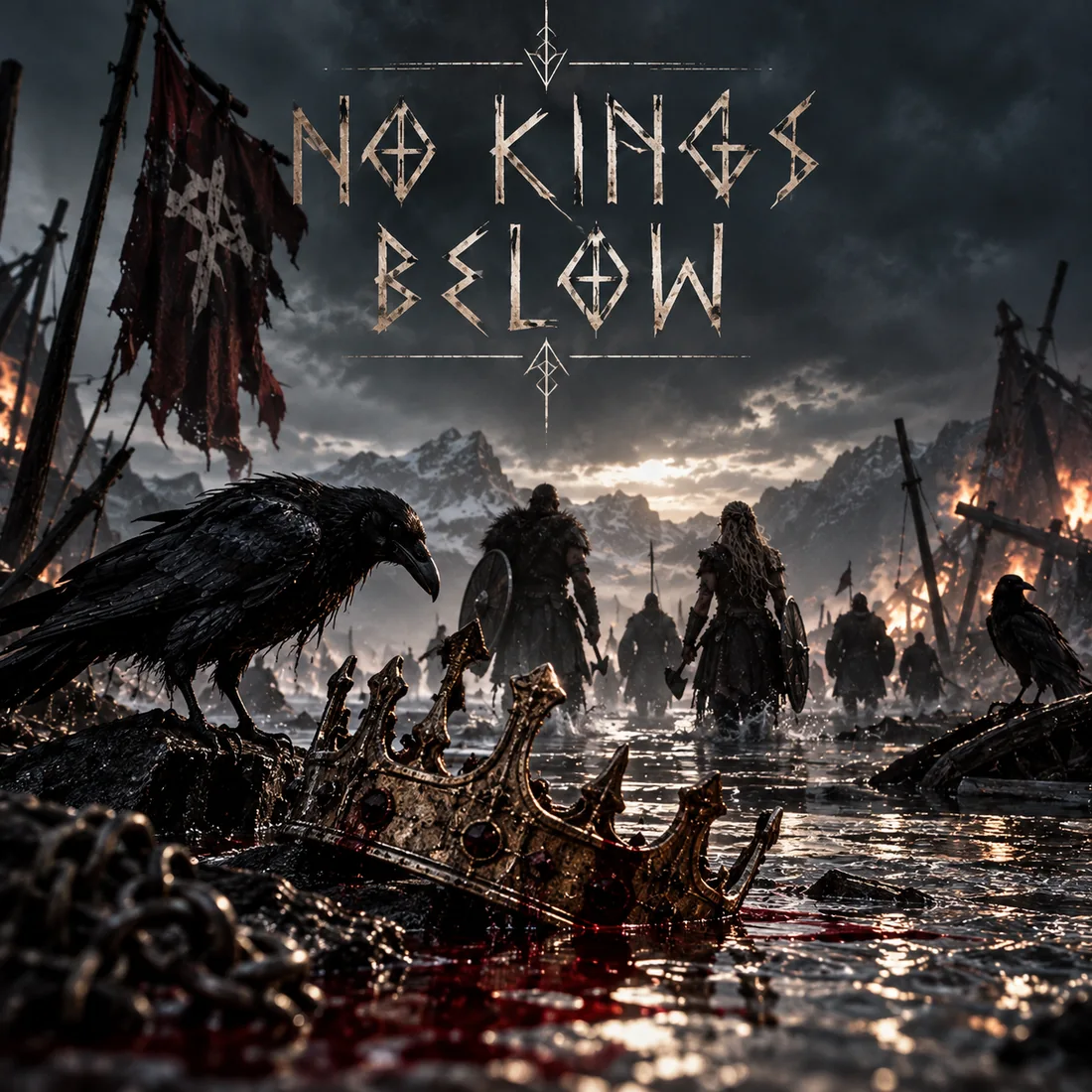No Kings Below — KEELBORN cover artwork